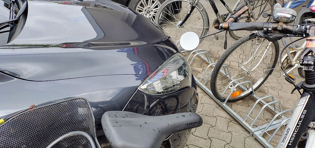 Bild 1: Fahrrad-Abstellpatz Osttor