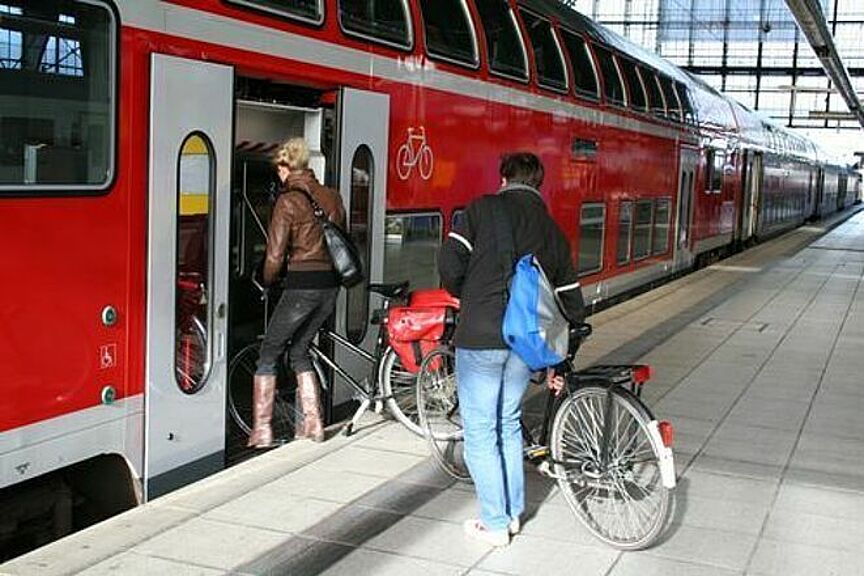 Fahrradmitnahme im Regionalzug Fahrradmitnahme im Regionalzug