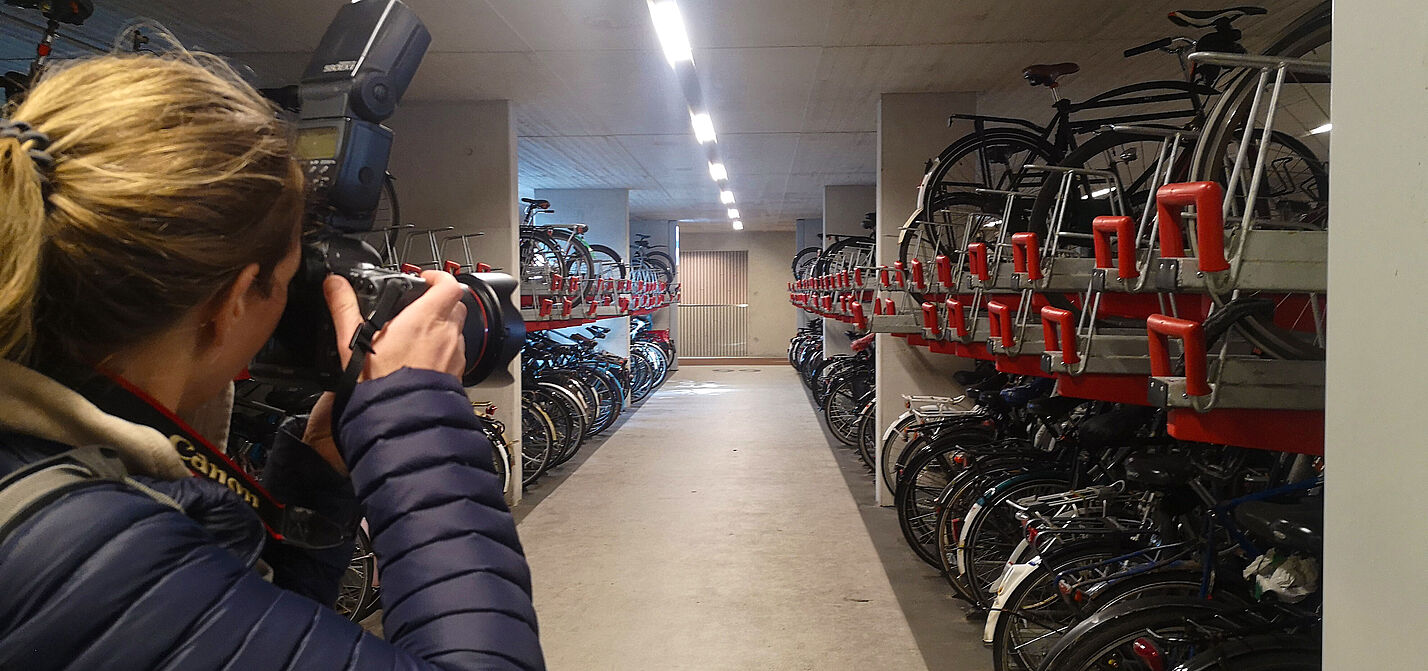 In der Radstation Utrecht