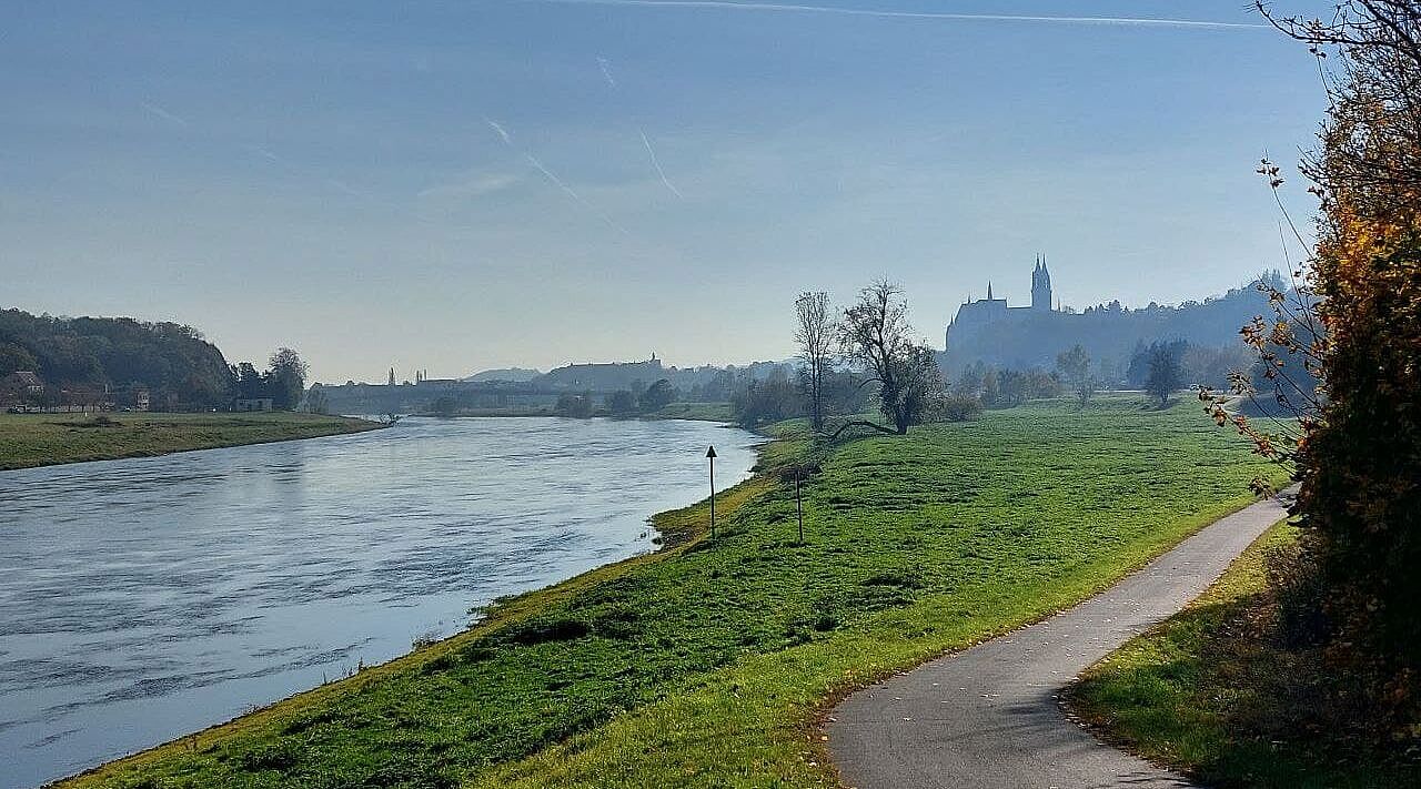 Elberadweg bei Meißen