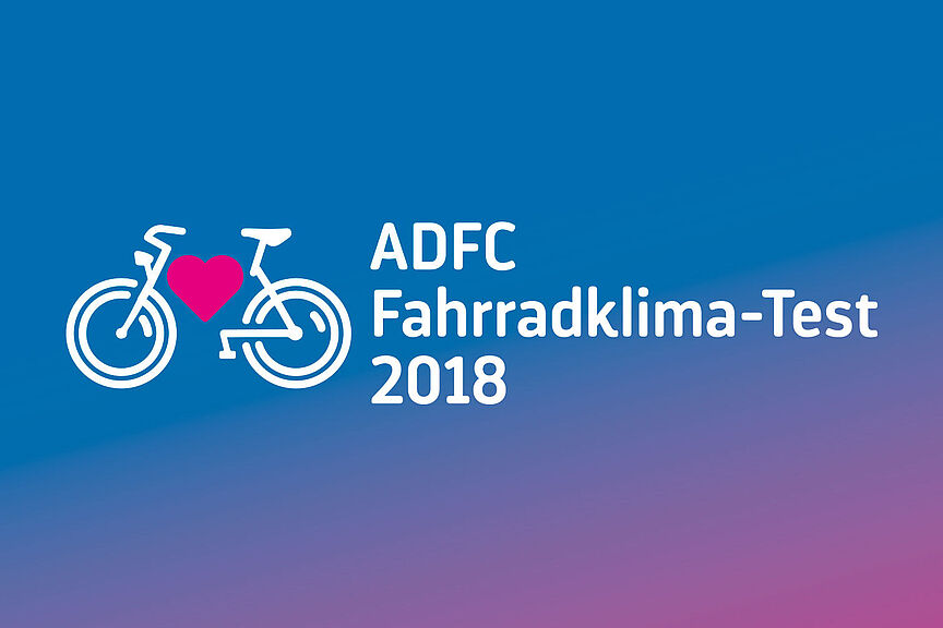Logo ADFC-Fahrradklima-Test 2018 Logo ADFC-Fahrradklima-Test 2018